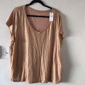 Lane Bryant V-neck short sleeve shirt size 18/20